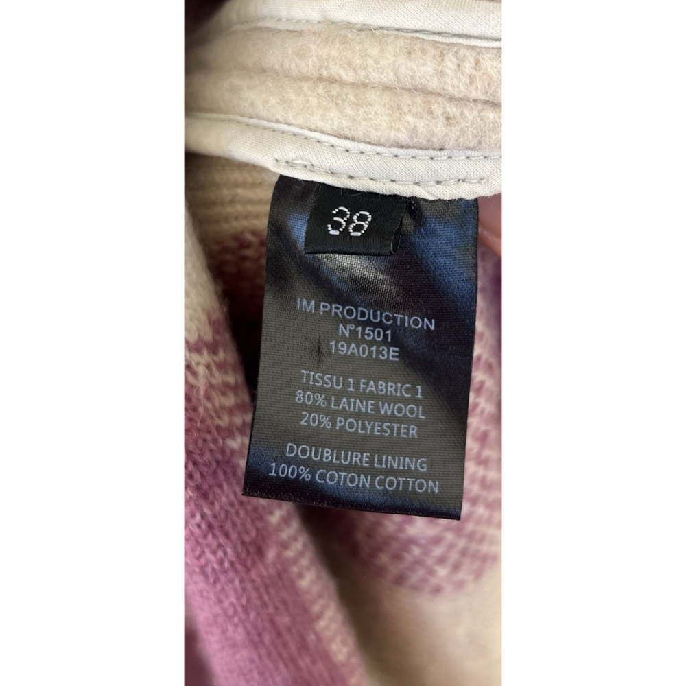Isabel Marant Etoile Fontizi Blanket Coat in Rosewood FR 38 US 6 Thick Heavy - Picture 9 of 9